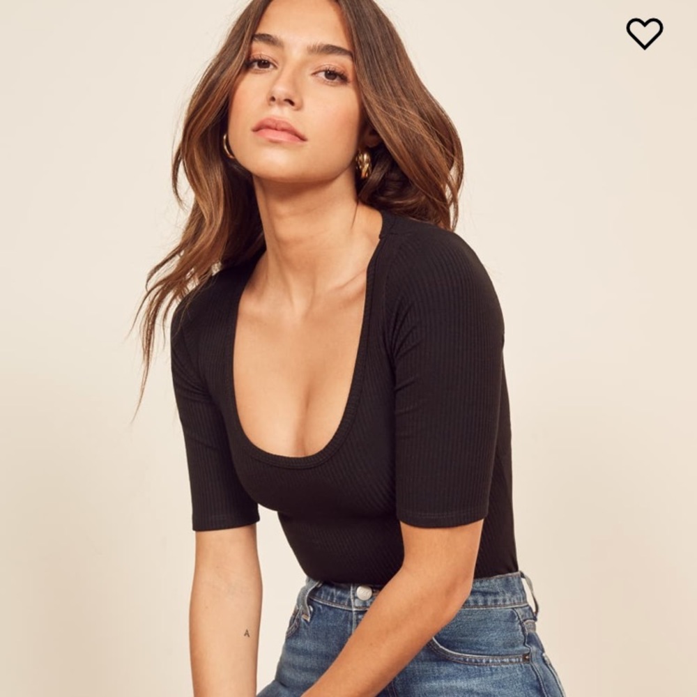 Reformation Delia top xs brand new with tags